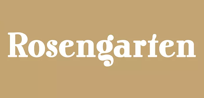 Пример шрифта Rosengarten #2